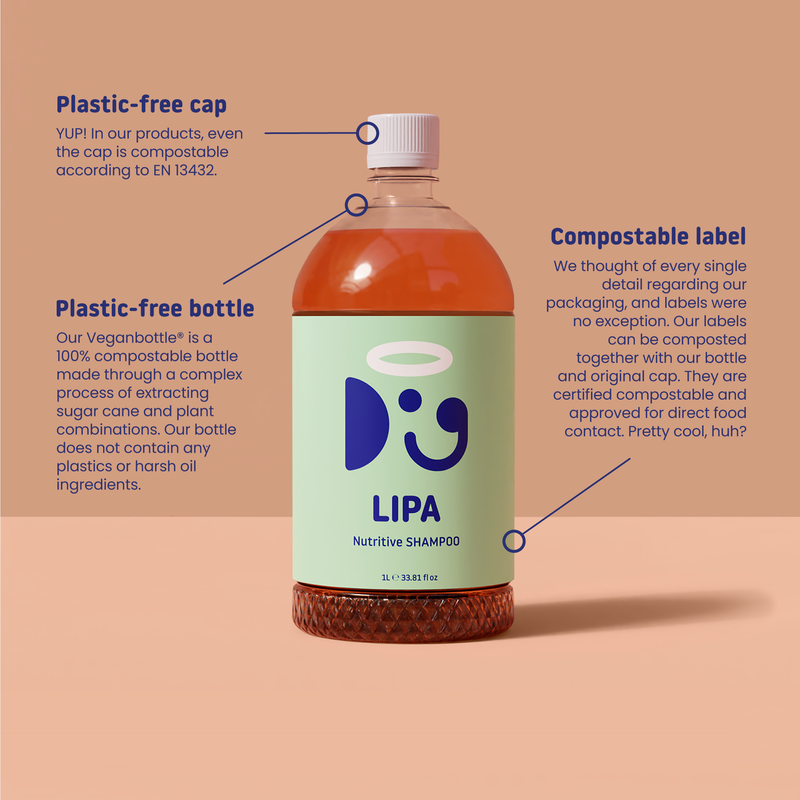 LIPA SHAMPOO GROOMERS SET 5L | Nurturing Cleanse for Your Canine Clients