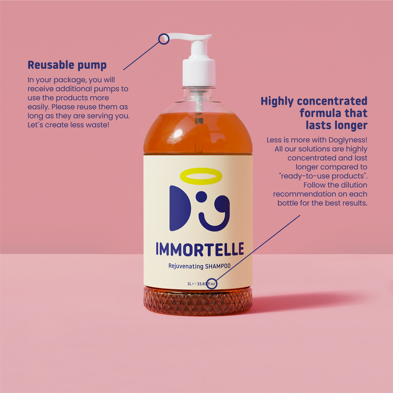 IMMORTELLE SHAMPOO GROOMERS SET 5L | Luxury Cleanse for Your Canine Clients